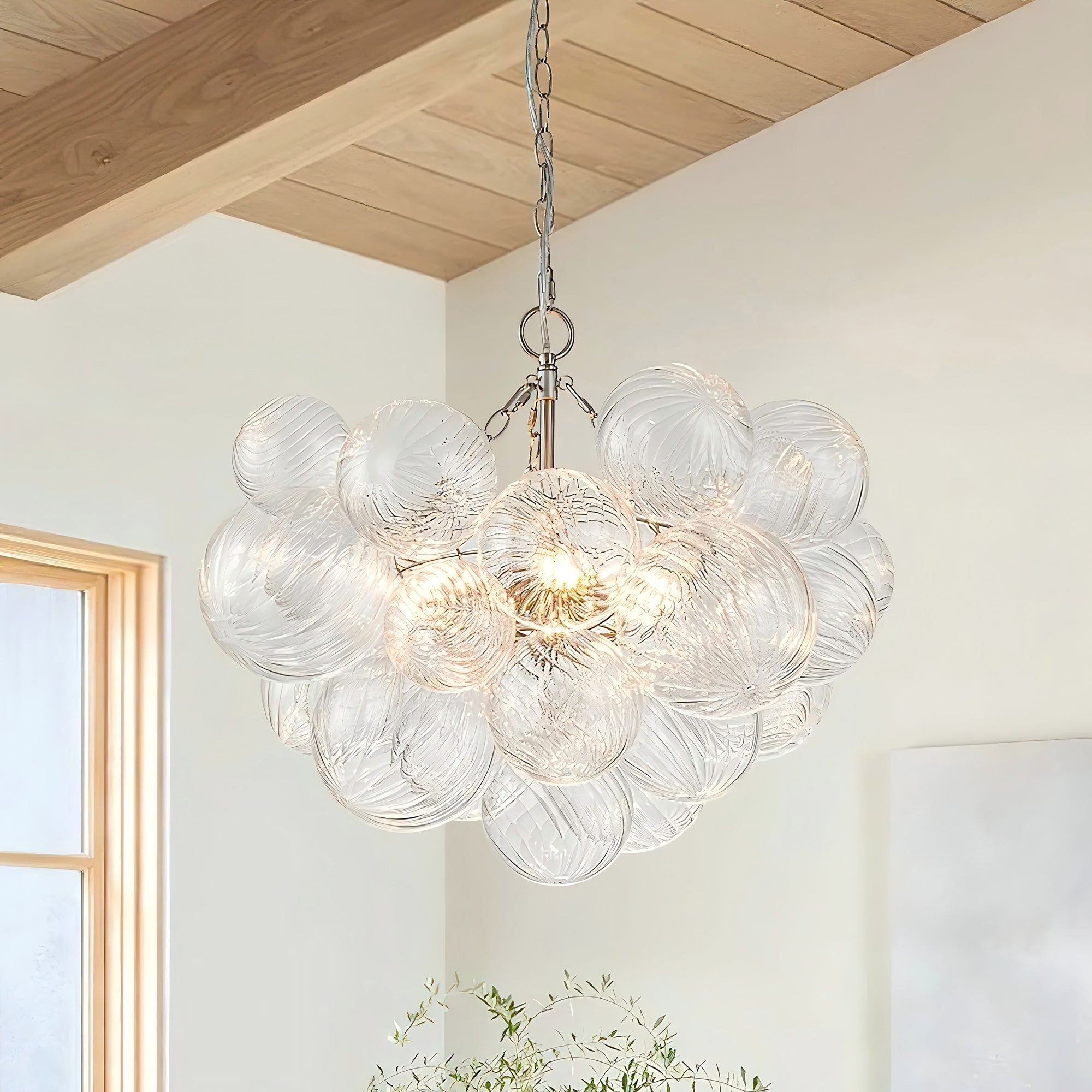 Glass Ball Bubbles Chandelier lomance