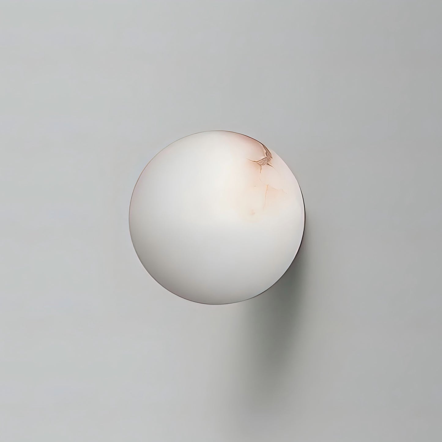 Alabaster Mini Orb Wall Sconce