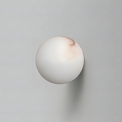 Alabaster Mini Orb Wall Sconce