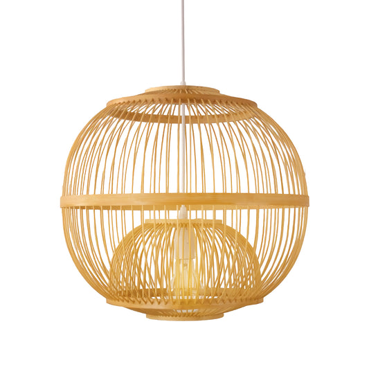 Bamboo Ball Chandelier