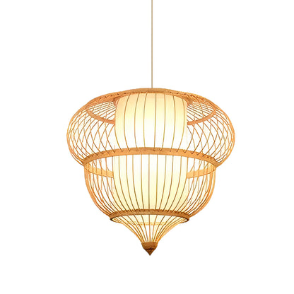 Bamboo Snail Pendant Lamp