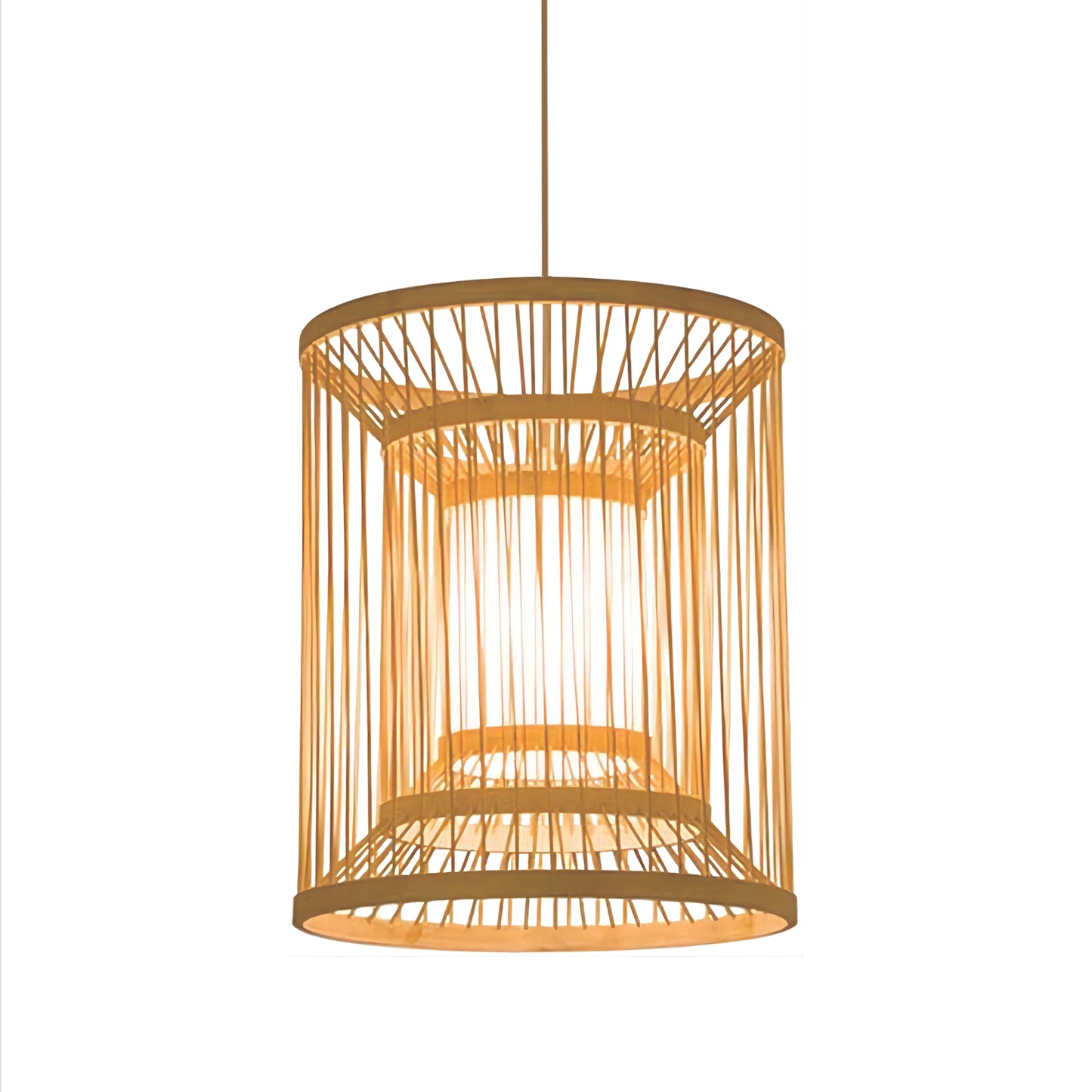 Bamboo Straight Layer Chandelier