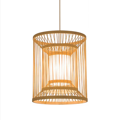 Bamboo Straight Layer Chandelier