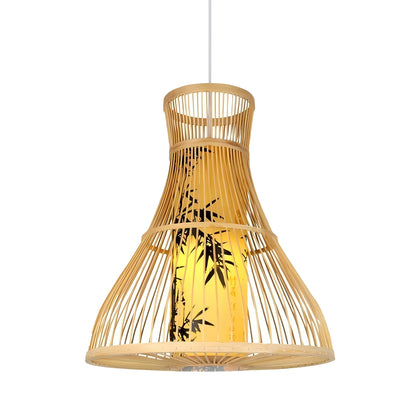 Bamboo Trumpet Chandelier