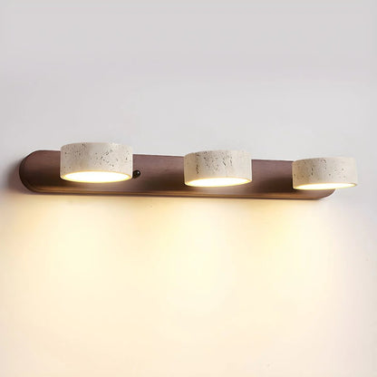 Double Travertine Wall Lamp