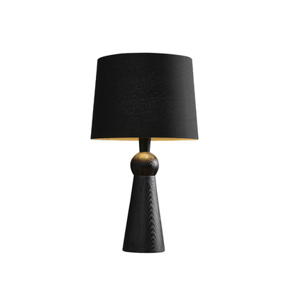 Fabric Wax Wood Table Lamp