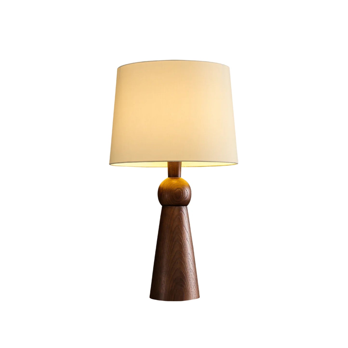 Fabric Wax Wood Table Lamp