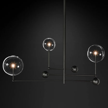 Glass Globe Mobile Chandelier