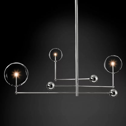 Glass Globe Mobile Chandelier