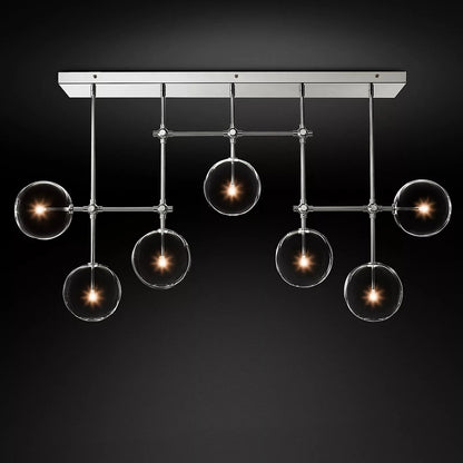 Glass Globe Mobile Chandelier