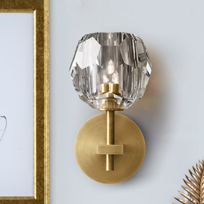 Crystal Glass Wall Light