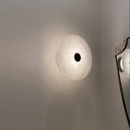 Alabaster Eclipse Sconce-Old