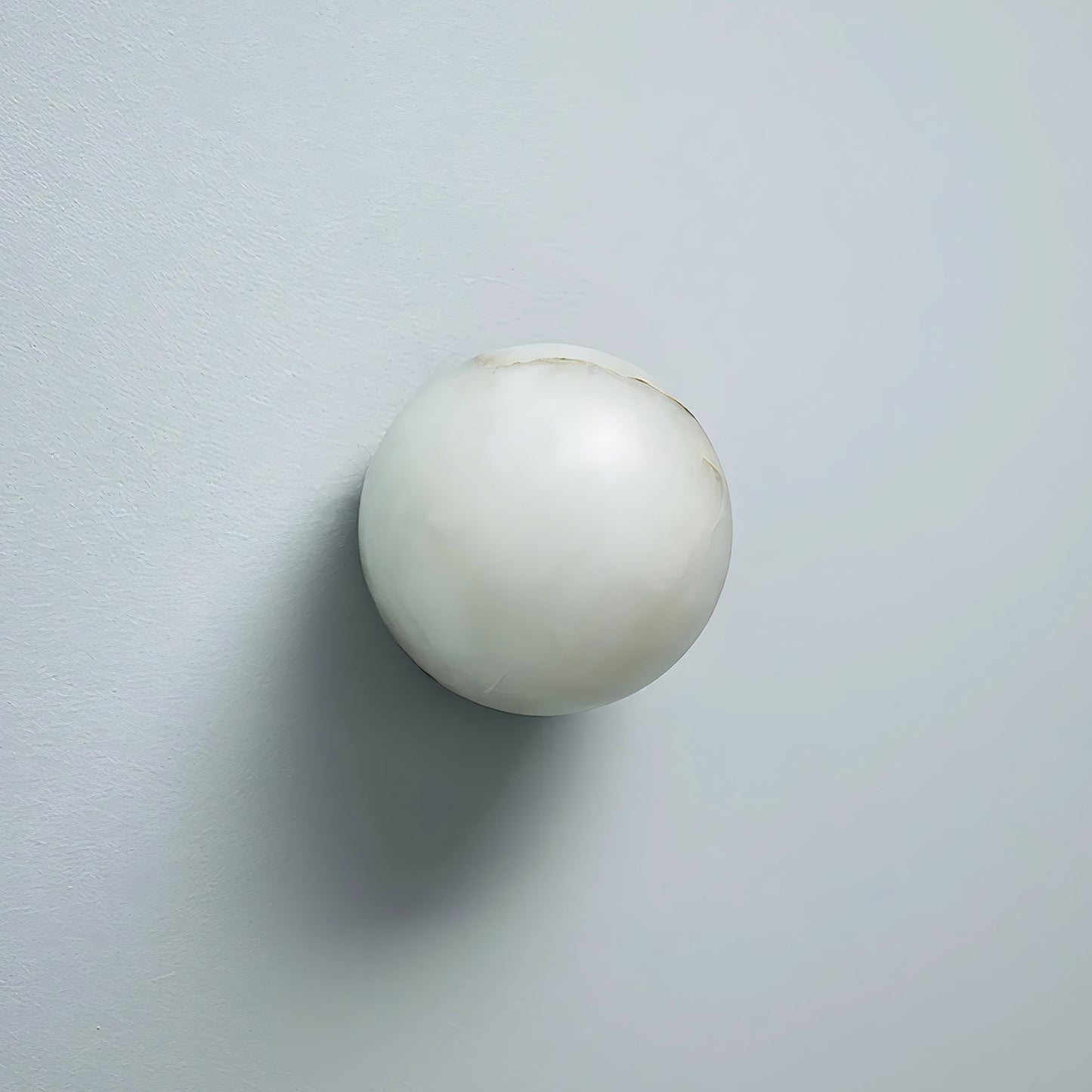 Alabaster Mini Orb Wall Sconce