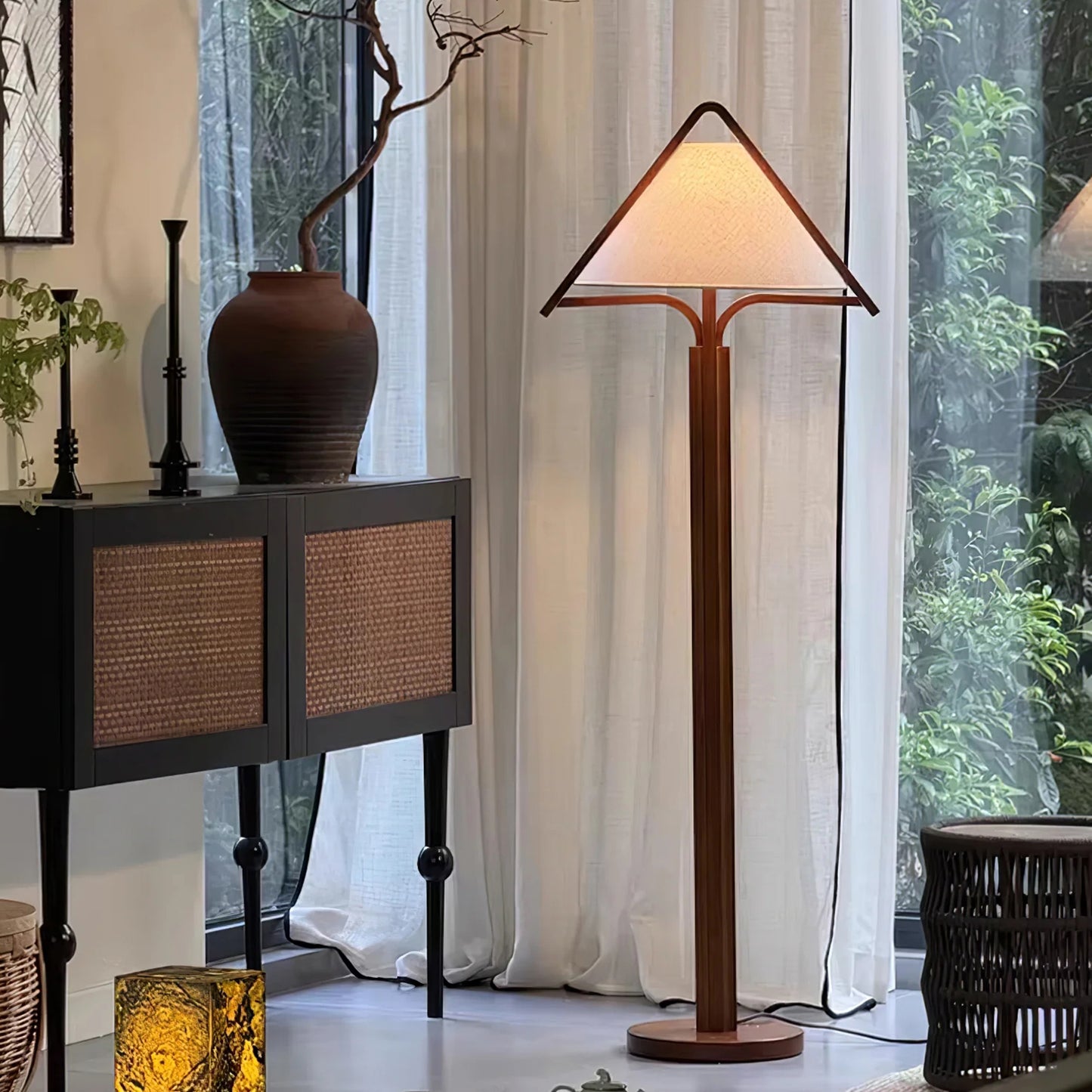 Apex Triangle Shade Floor Lamp