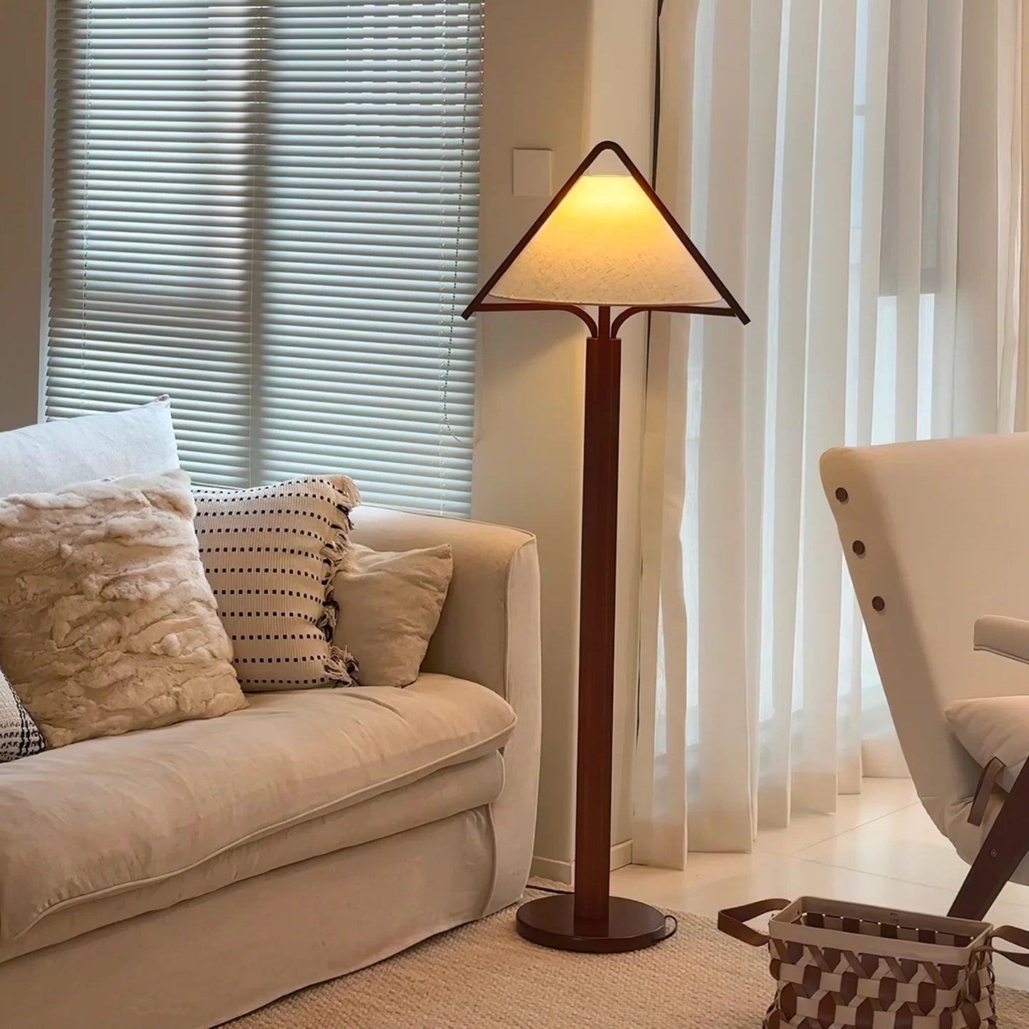 Apex Triangle Shade Floor Lamp