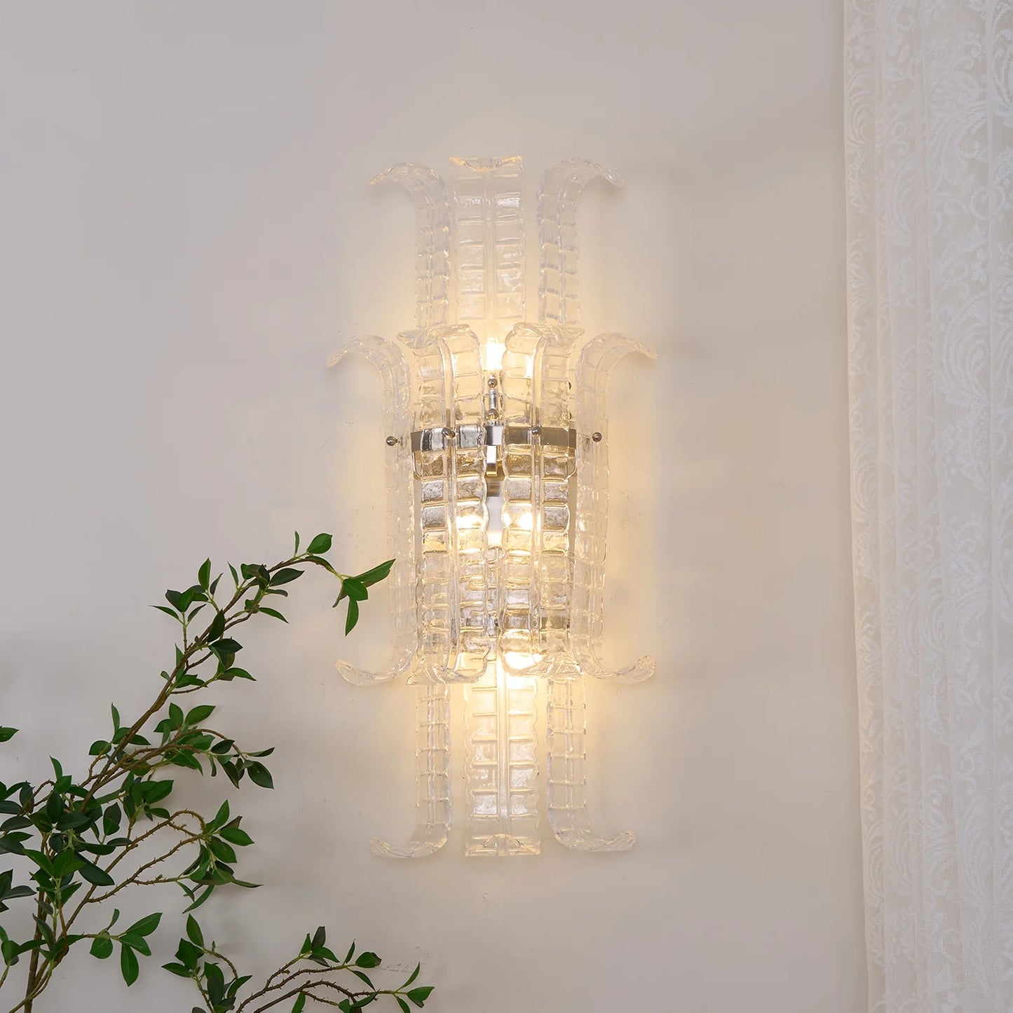 Aveline Murano Glass Wall Sconce