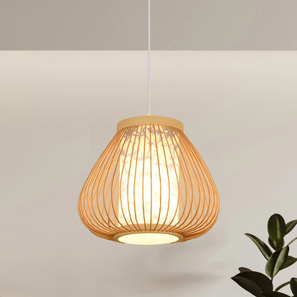 Bamboo Bottle Chandelier