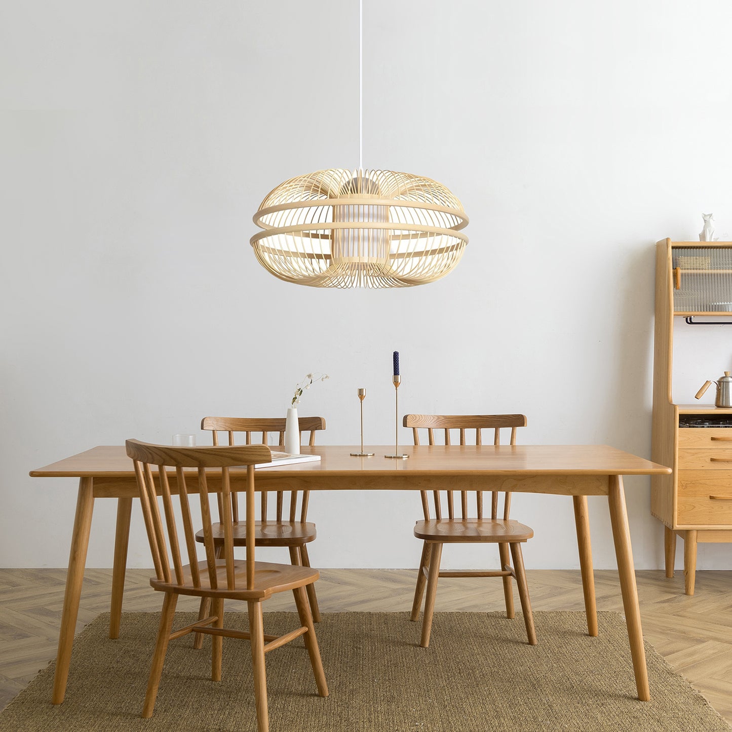 Bamboo Bread Chandelier