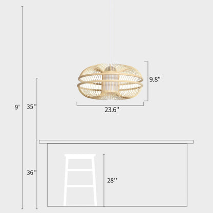 Bamboo Bread Chandelier