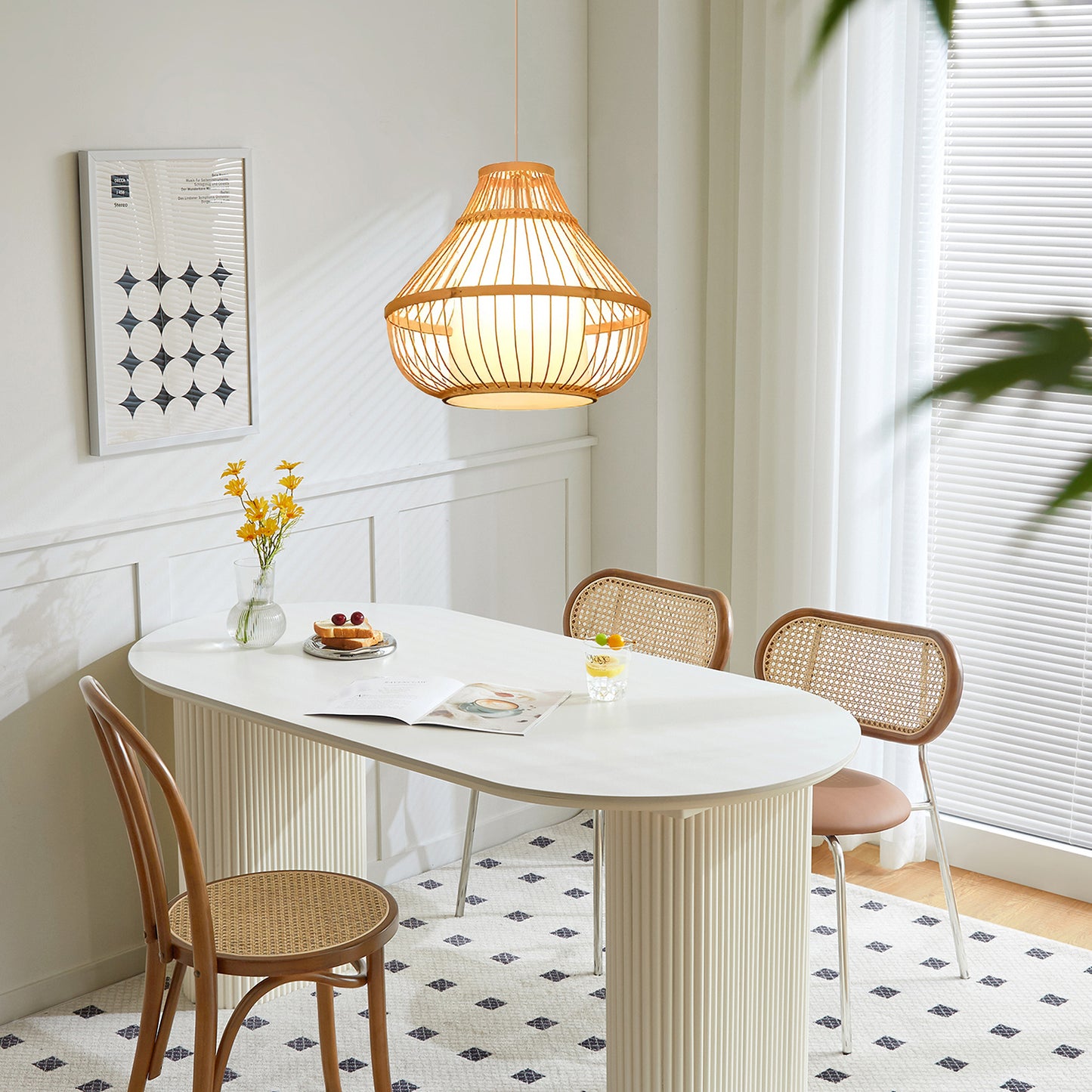 Bamboo Cake Chandelier