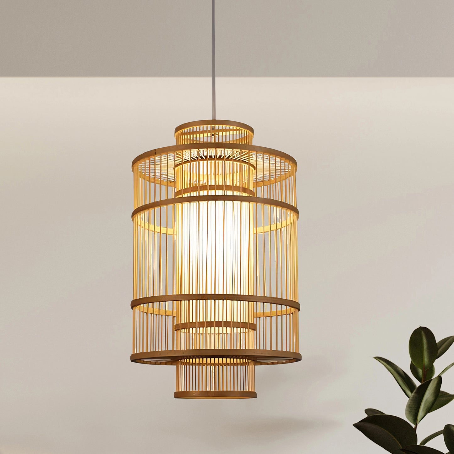 Bamboo Ladder Chandelier