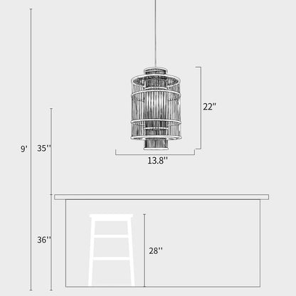 Bamboo Ladder Chandelier