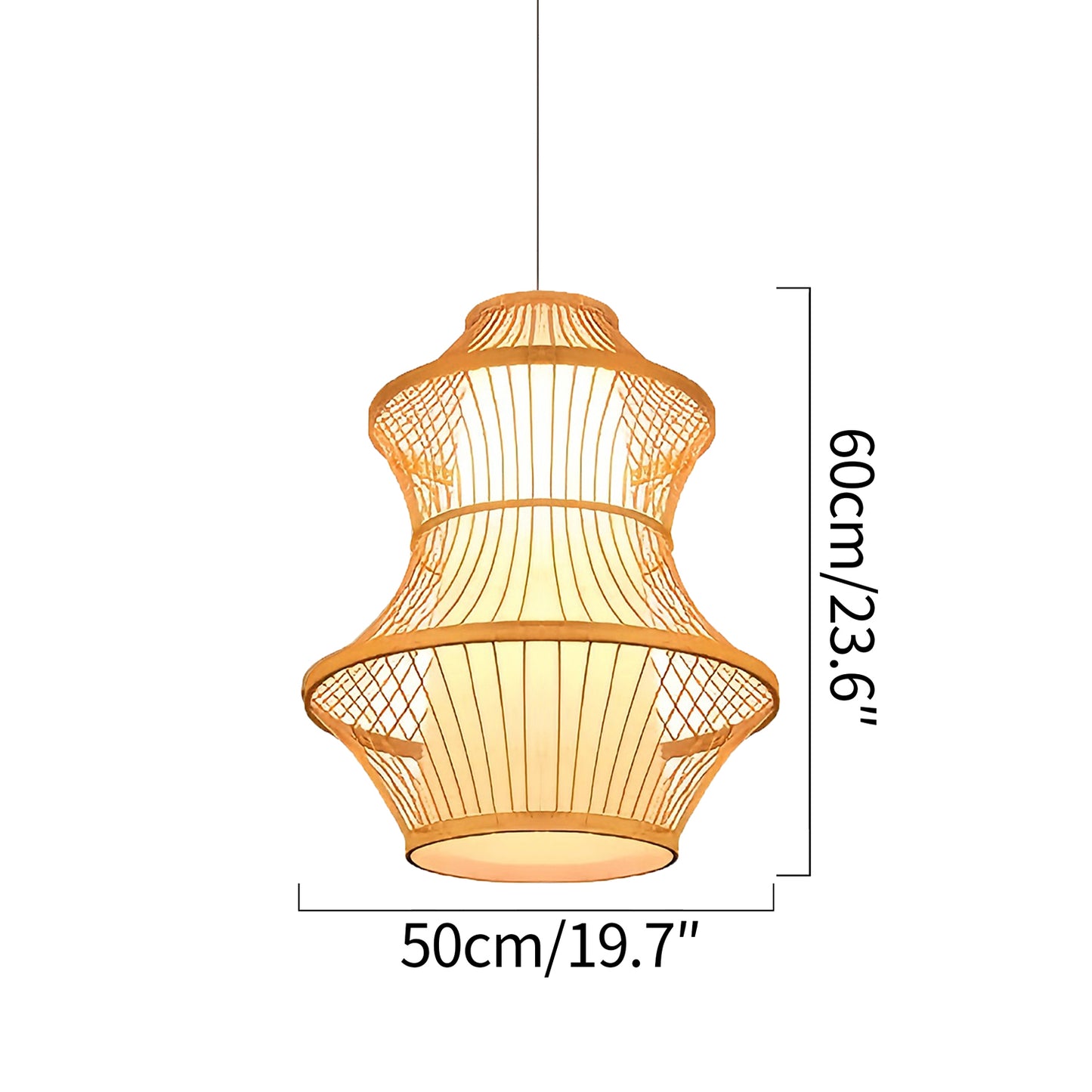 Bamboo Lobster Cage Chandelier