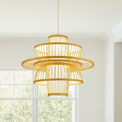 Bamboo Lotus Chandelier