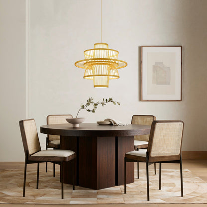 Bamboo Lotus Chandelier