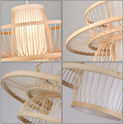 Bamboo Lotus Chandelier