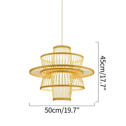 Bamboo Lotus Chandelier