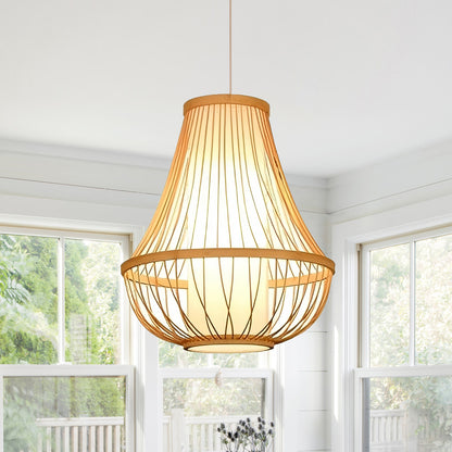 Bamboo Lotus Seed Chandelier