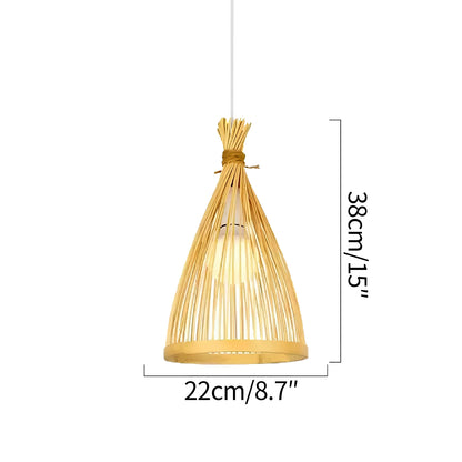 Bamboo Money Bag Chandelier