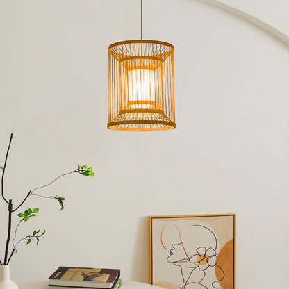 Bamboo Straight Layer Chandelier