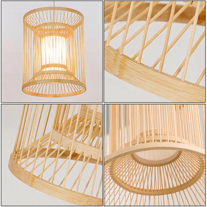 Bamboo Straight Layer Chandelier