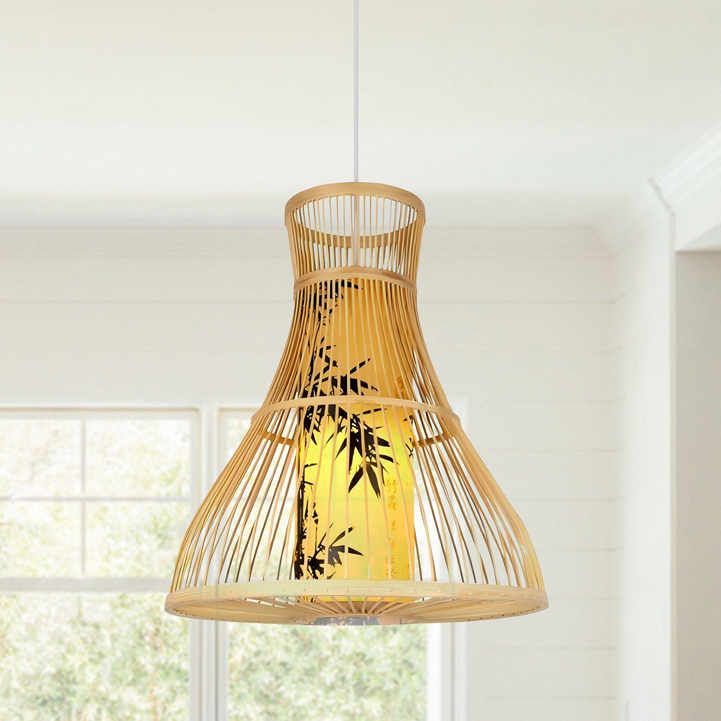 Bamboo Trumpet Chandelier