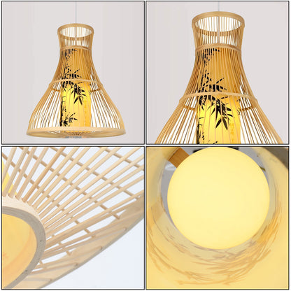 Bamboo Trumpet Chandelier