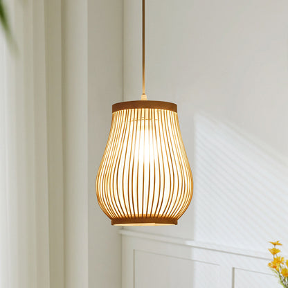 Bamboo Vase Chandelier