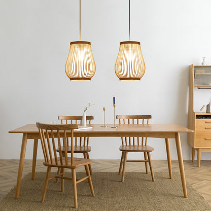 Bamboo Vase Chandelier