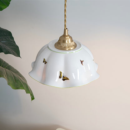 Butterfly Ceramic Pendant Lamp