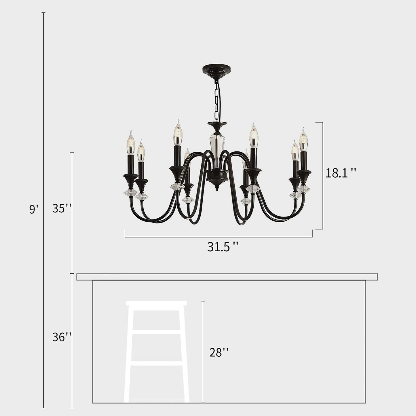 Candle Chandelier