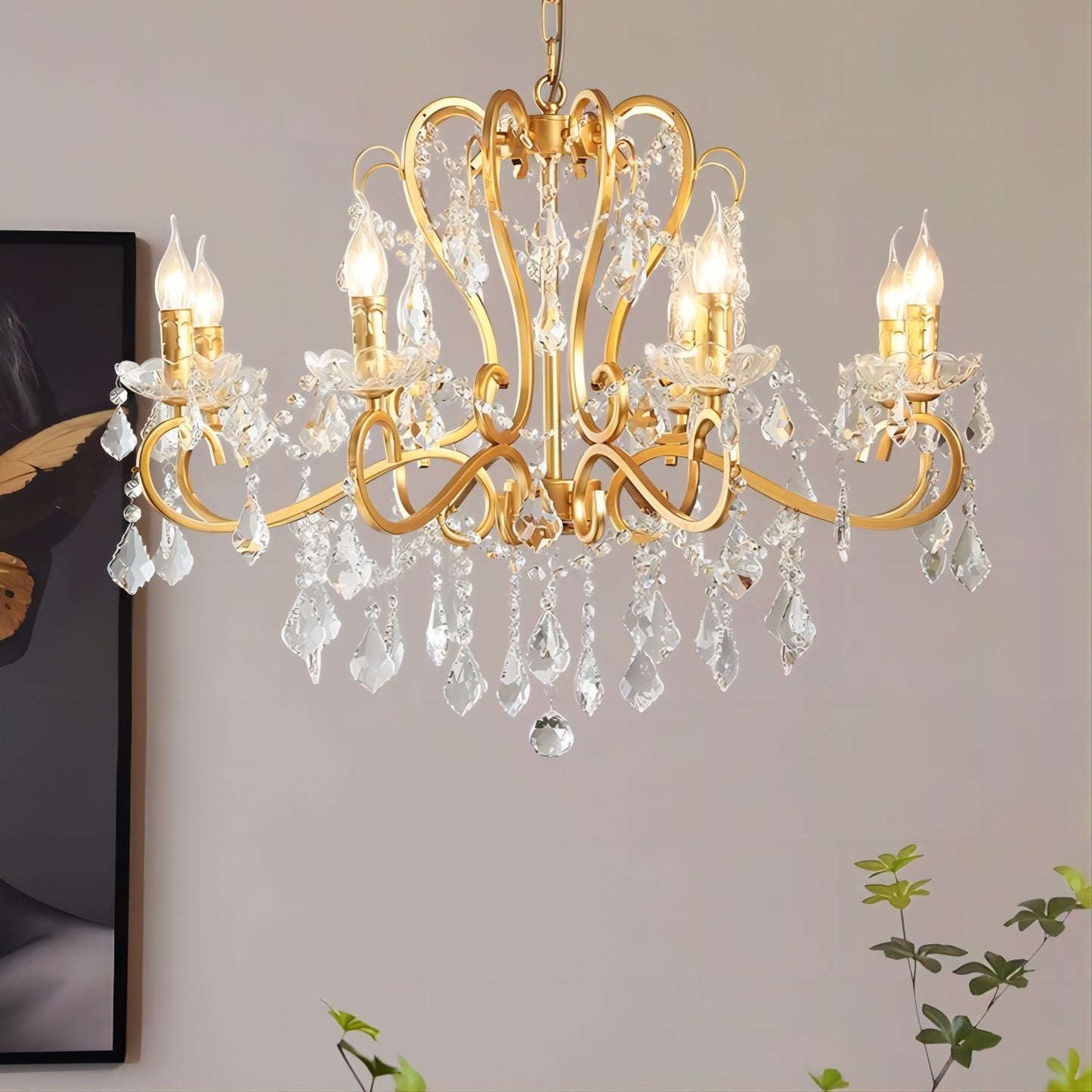 Candle Crystal Chandelier