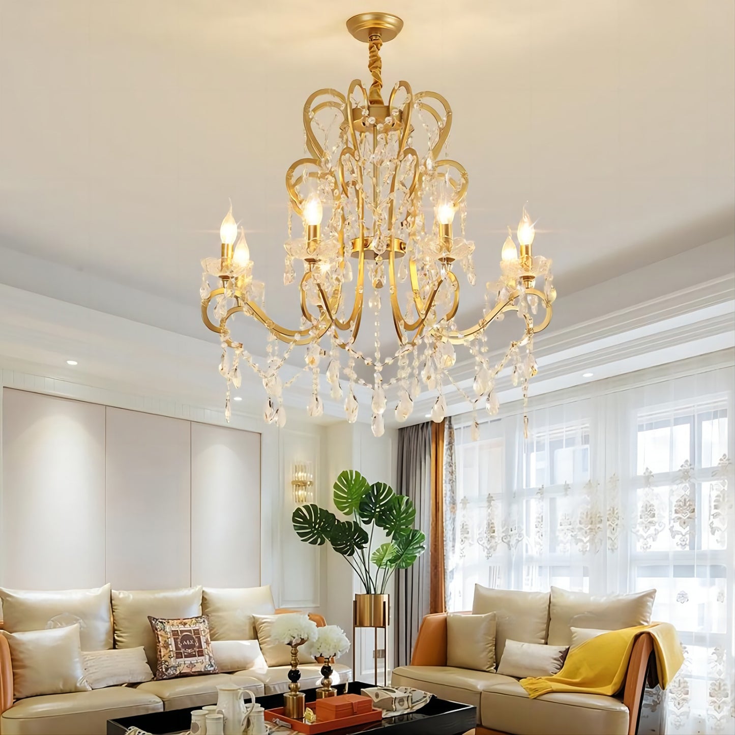 Candle Crystal Chandelier