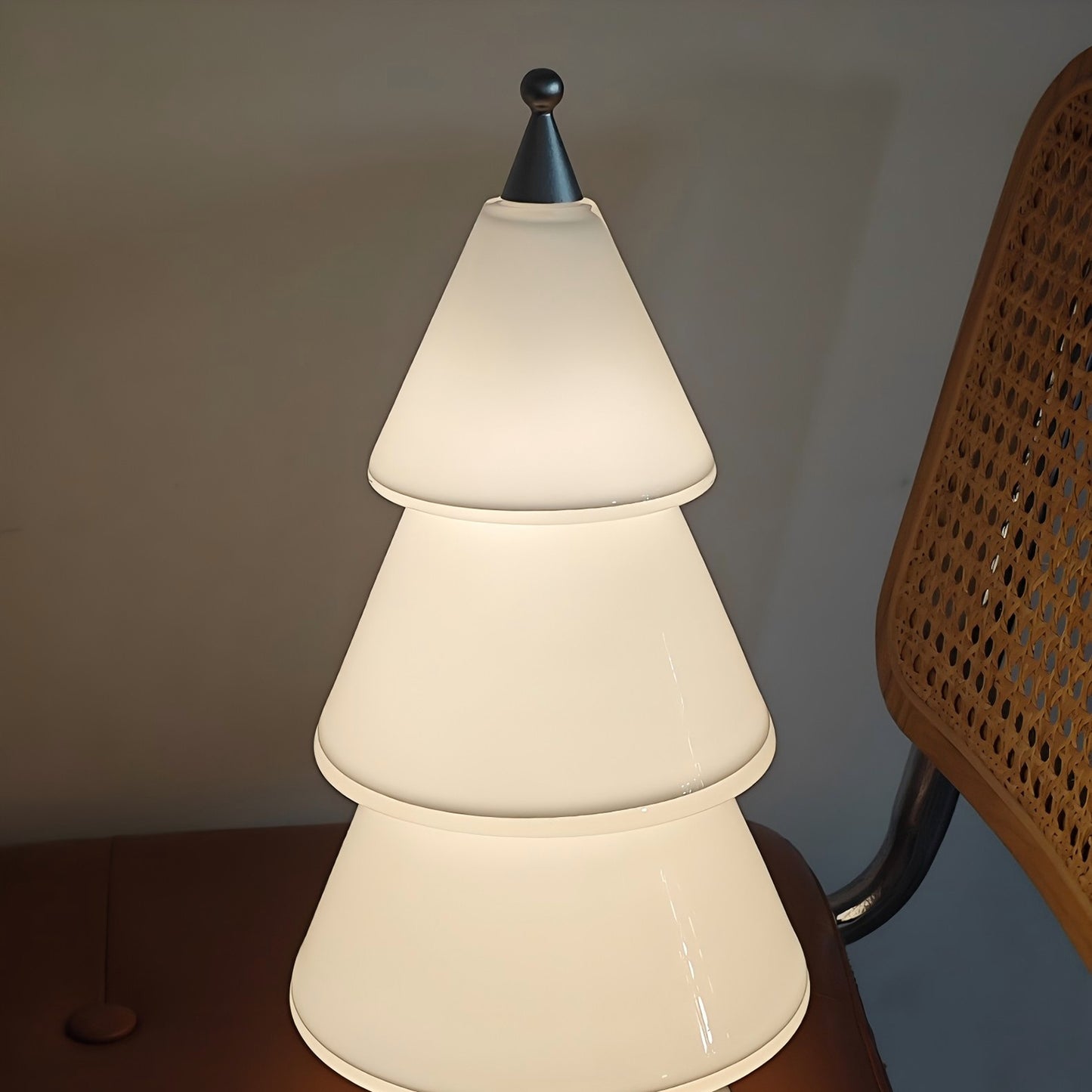 Christmas Tree Glass Table Lamp