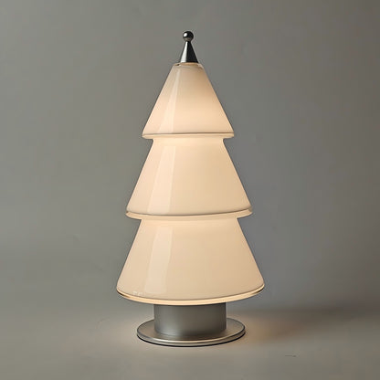 Christmas Tree Glass Table Lamp