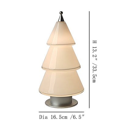 Christmas Tree Glass Table Lamp