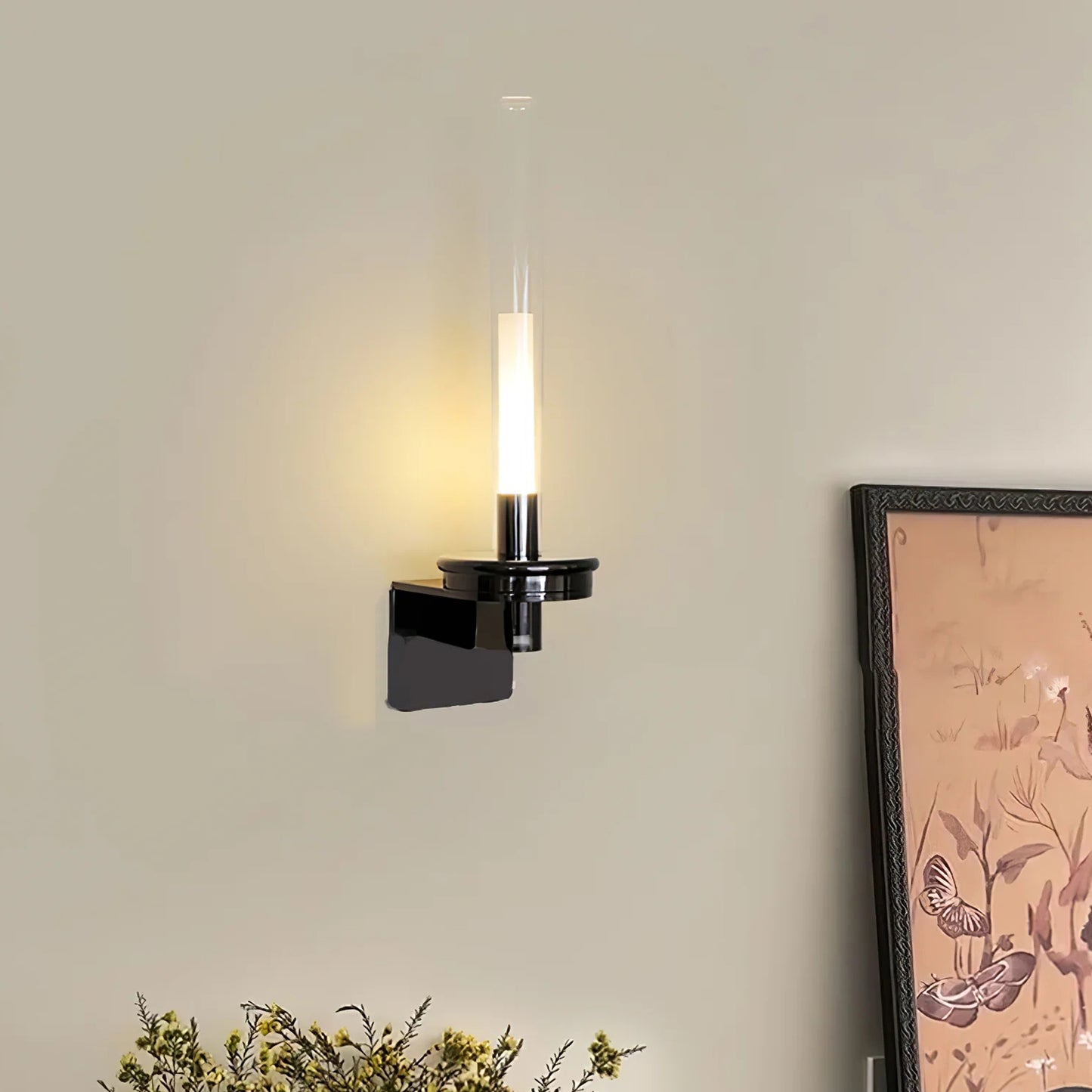 Column Torch Wall Sconce