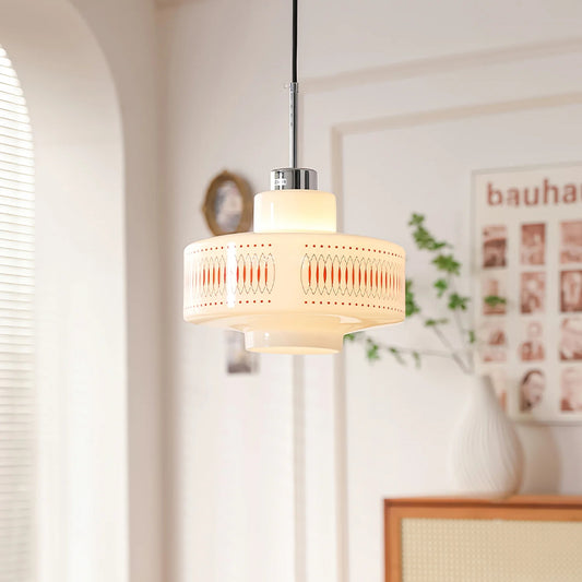 Cream Opal Pendant Lamp