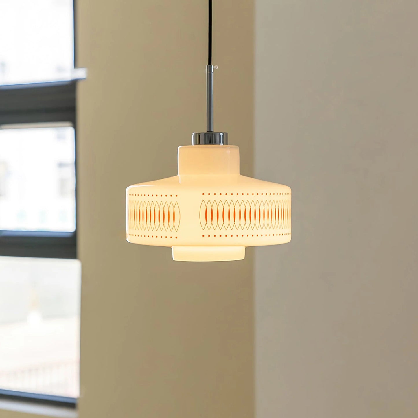 Cream Opal Pendant Lamp