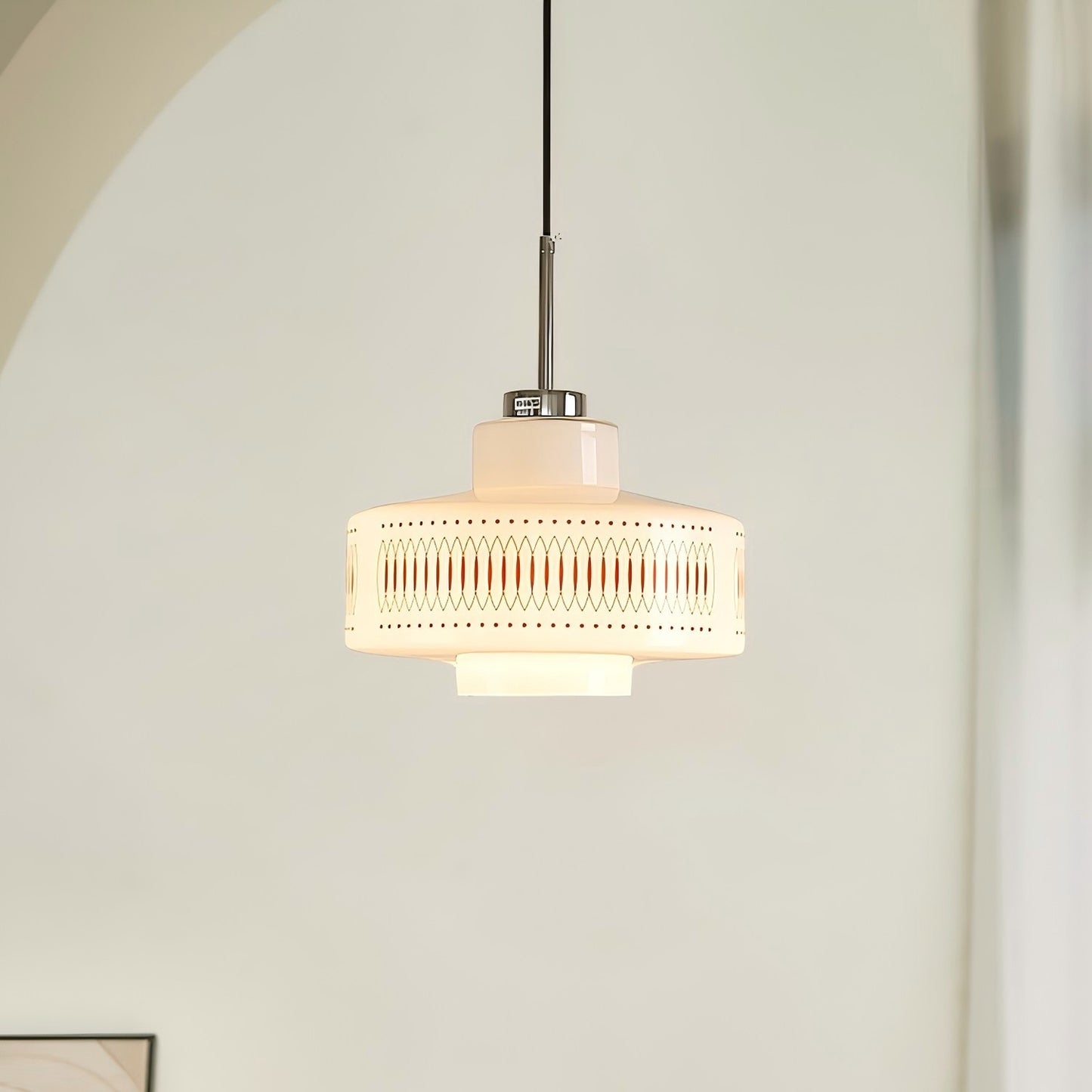 Cream Opal Pendant Lamp